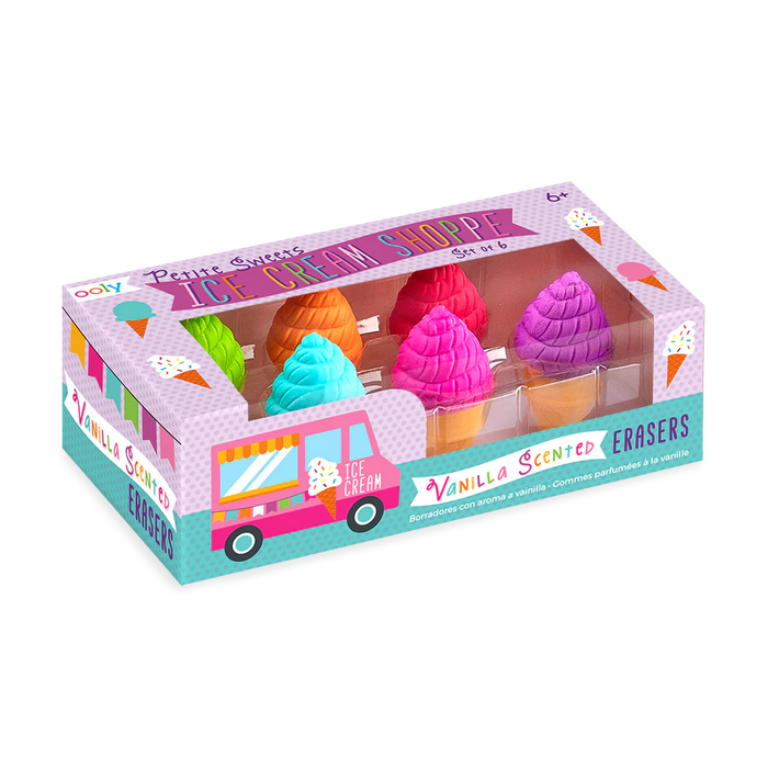 Petite Sweets Ice Cream  Shoppe Scented Erasers