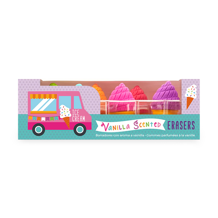 Petite Sweets Ice Cream  Shoppe Scented Erasers