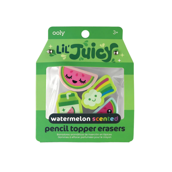 lil’ juicy scented topper erasers