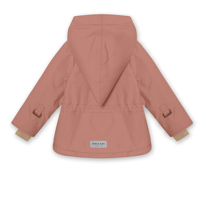 Wang fleece lined winter jacket. GRS-Wood Rose