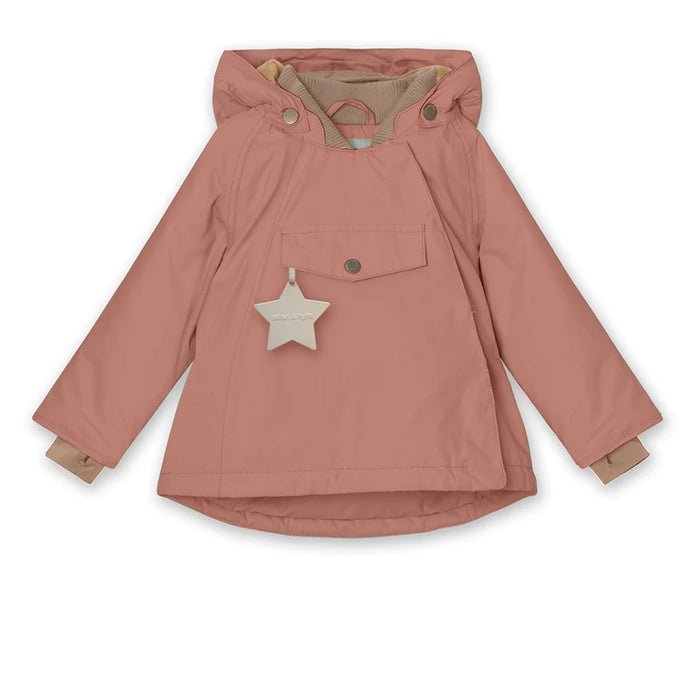 Wang fleece lined winter jacket. GRS-Wood Rose