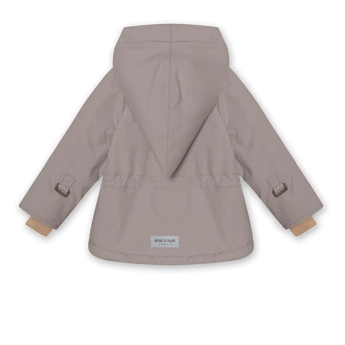 Wang fleece lined winter jacket. GRS-Zinc Purple