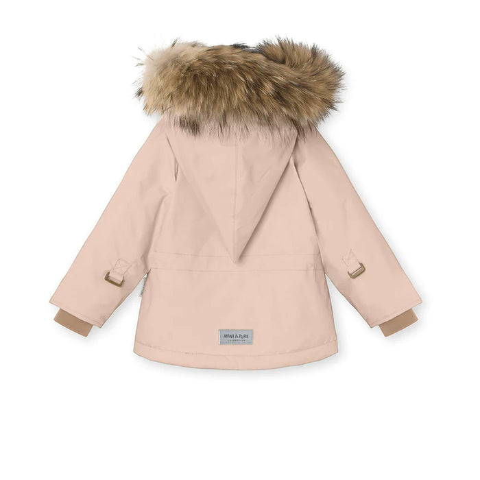 WANG FLEECE LINED WINTER JACKET FUR. GRS-Rose Dust