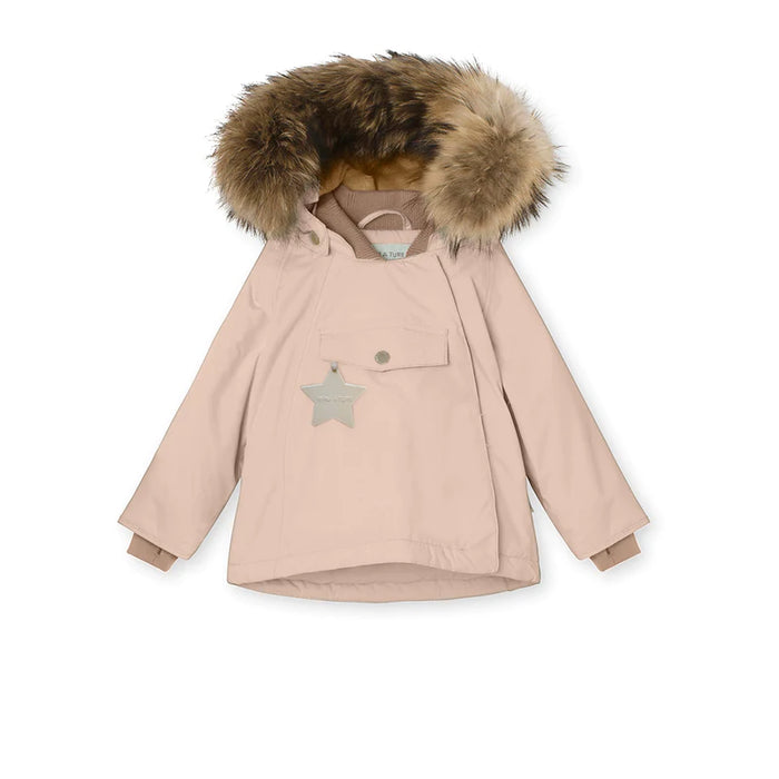 WANG FLEECE LINED WINTER JACKET FUR. GRS-Rose Dust