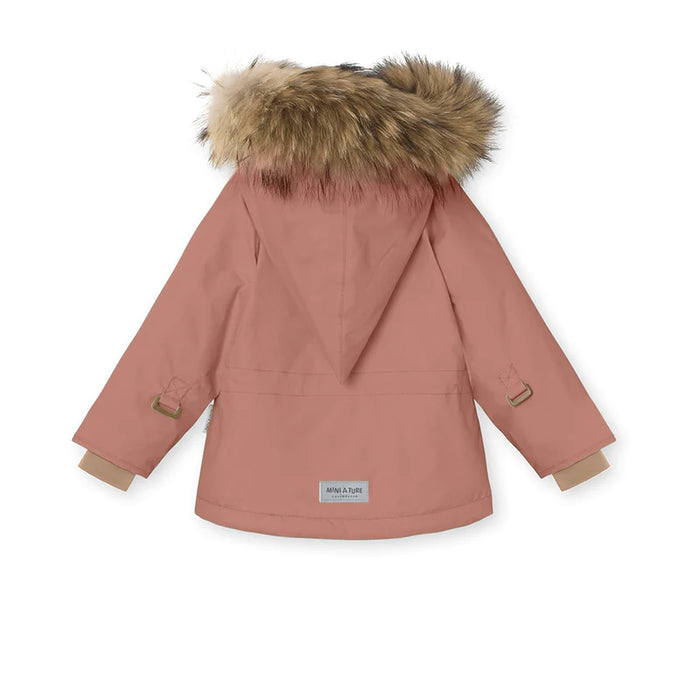 WANG FLEECE LINED WINTER JACKET FUR. GRS-Wood Rose