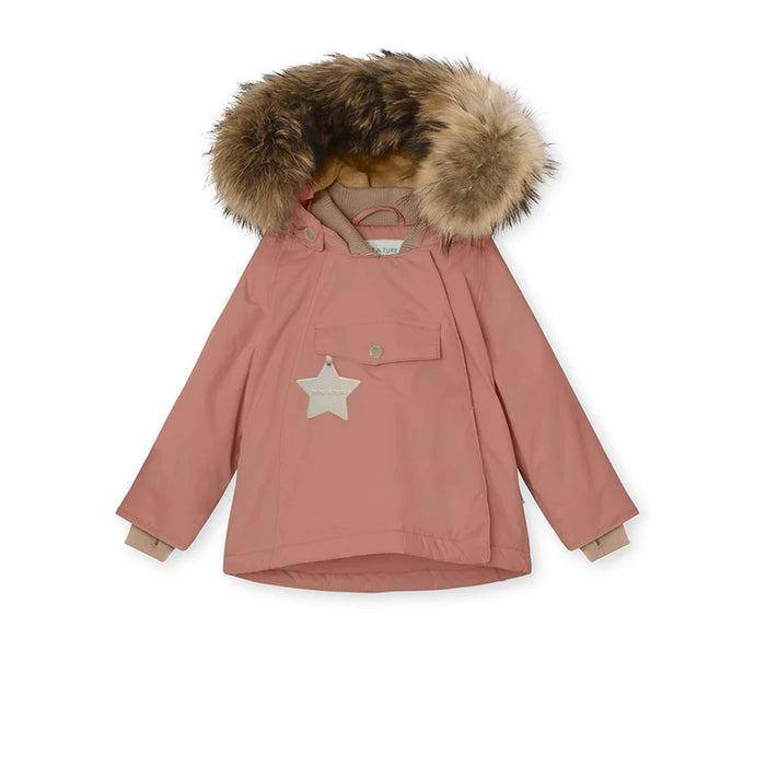 WANG FLEECE LINED WINTER JACKET FUR. GRS-Wood Rose