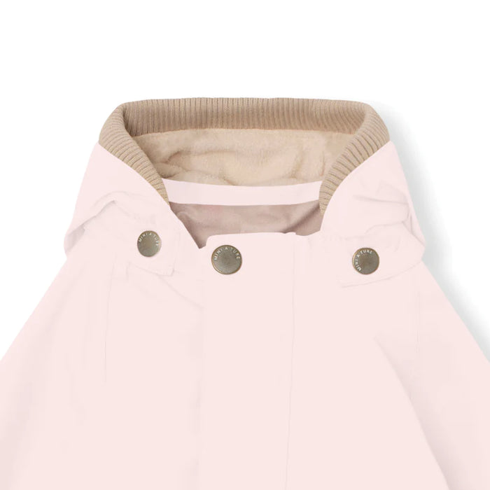 MATWALLY FLEECE LINED SPRING JACKET-Mauve chalk