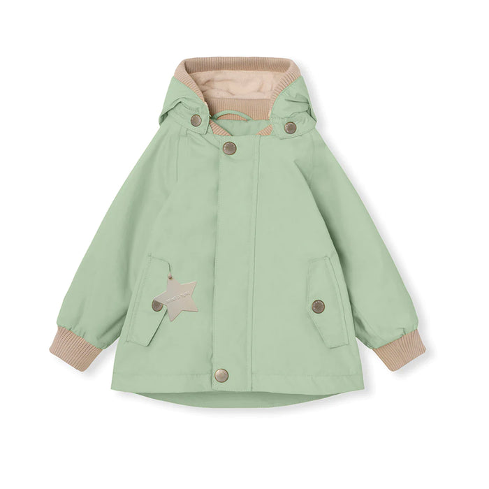 MATWALLY FLEECE LINED SPRING JACKET-Dusty light green