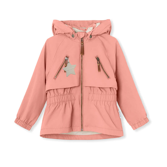 MATALGEA FLEECE LINED SPRING JACKET-Rosette rose