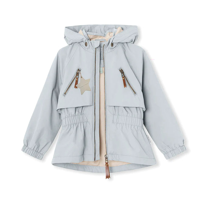 MATALGEA FLEECE LINED SPRING JACKET-Pearl blue