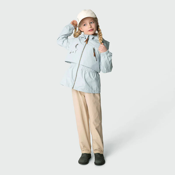 MATALGEA FLEECE LINED SPRING JACKET-Pearl blue