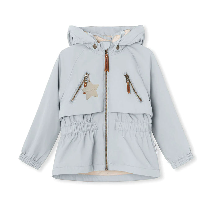 MATALGEA FLEECE LINED SPRING JACKET-Pearl blue