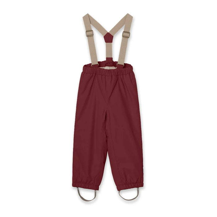 MATWILAS snow pants. GRS Red merlot 7Y