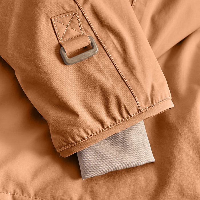 MATWANG fleece lined winter jacket. GRS-Peach Brown 2Y