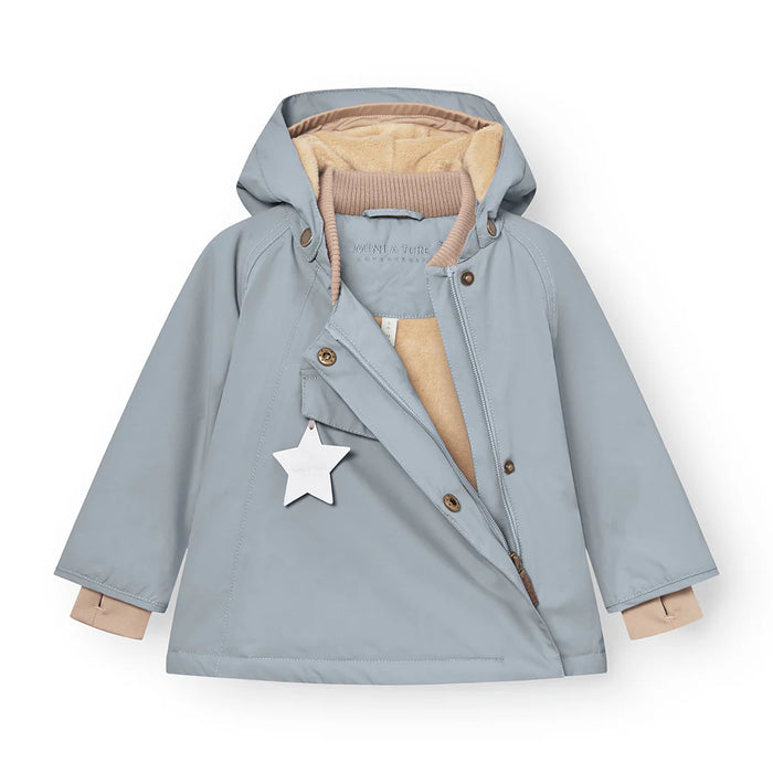 MATWANG fleece lined winter jacket. GRS-Citadel blue5Y