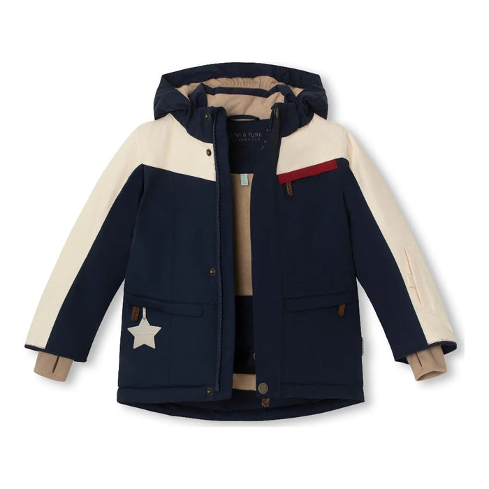 MATVESTYN fleece lined col. block skijacket. GRS7Y