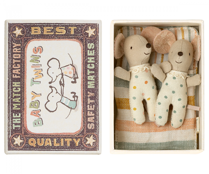 Twins, Baby mice in matchbox