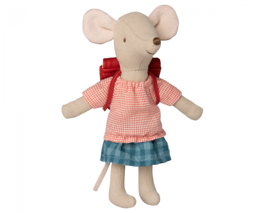 Tricycle mouse, Big sister with bag - Red