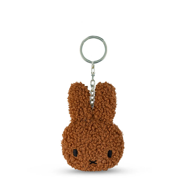 Keychain Plush MIFFY Flat 100% recycled Tiny Teddy 4" (Cinnamon)