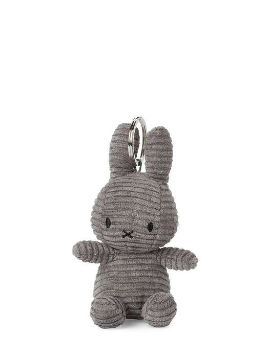 Keychain Plush MIFFY Corduroy 4" (Grey)