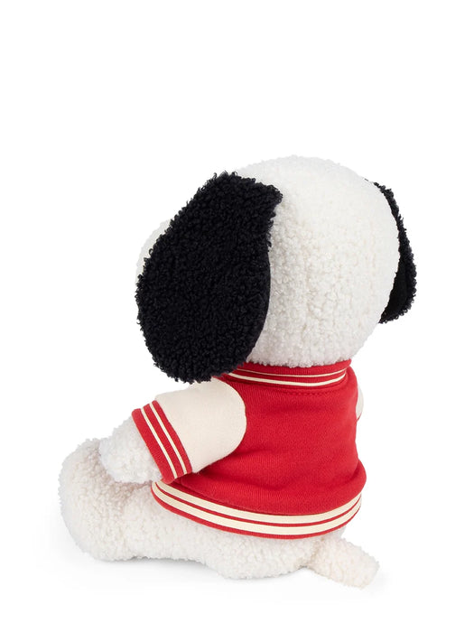 Snoopy Sitting with Varsity Jacket | Cream