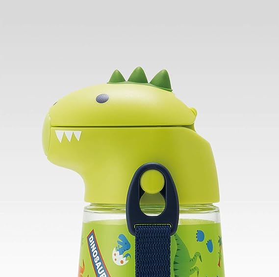 Dinosaur Water Bottle with Straw (420ml) Dinosaur