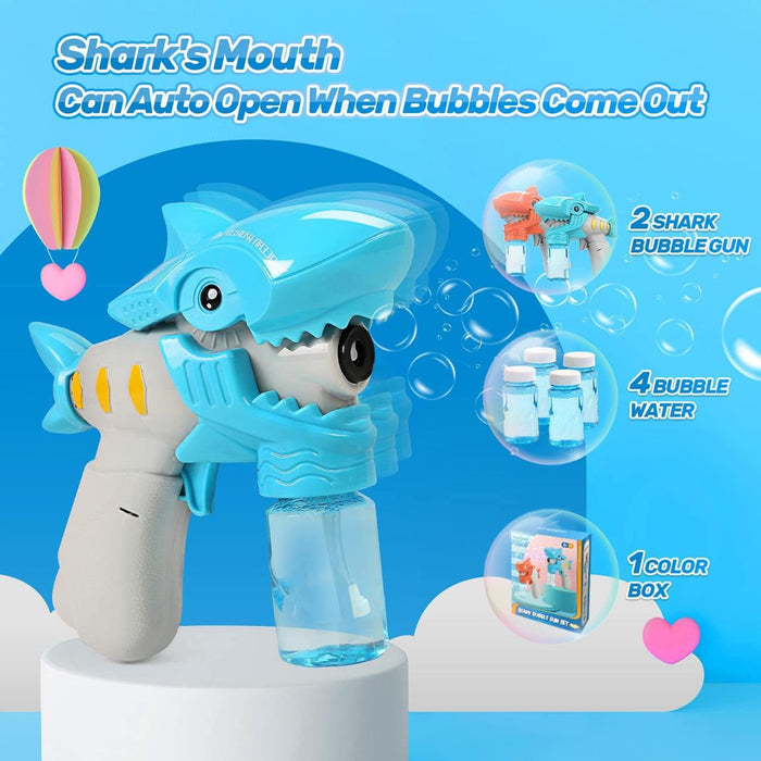 Shark Bubble Gun Set