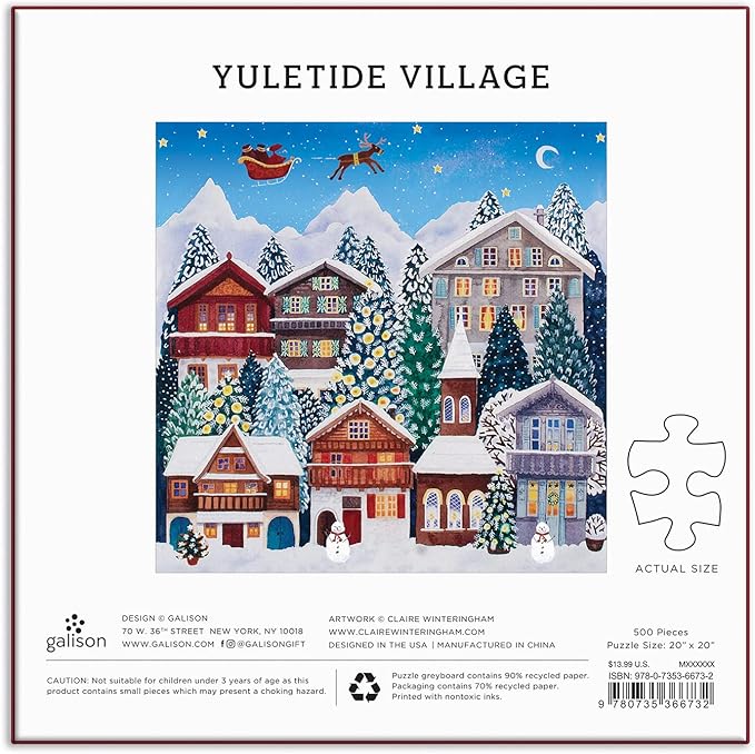 Yuletide Village 500 Piece Puzzle