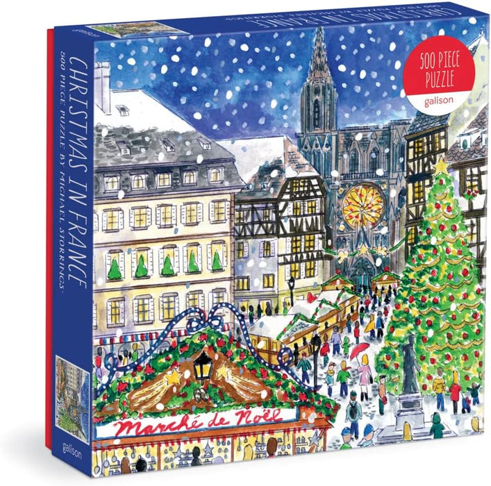 Christmas in France 500 Piece Puzzle