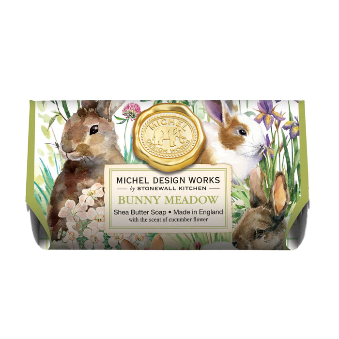 Bunny Meadow Large Bath Soap Bar