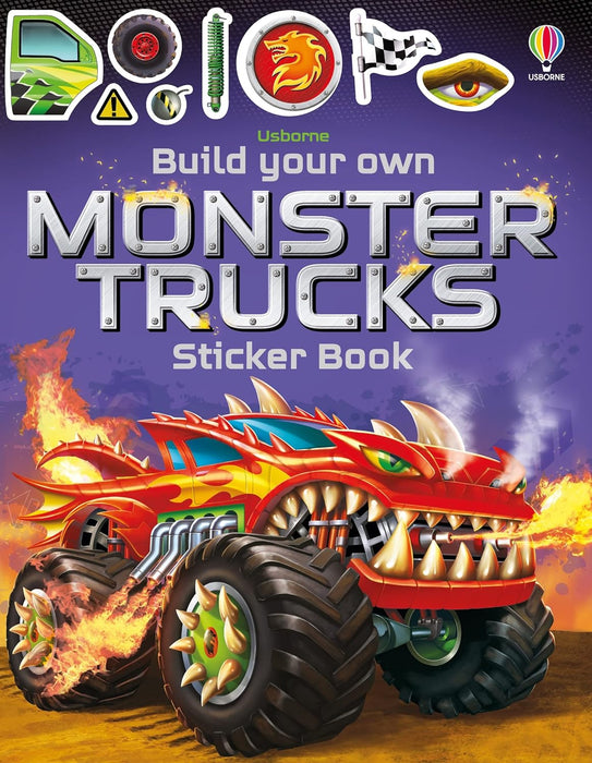 Build Your Own: MONSTER TRUCKS STICKER BOOK