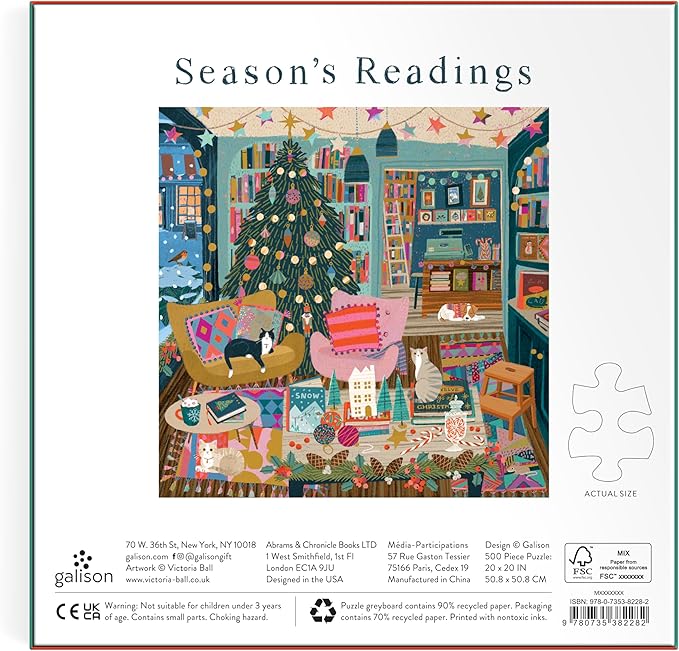 Season's Readings 500 Piece Foil Puzzle