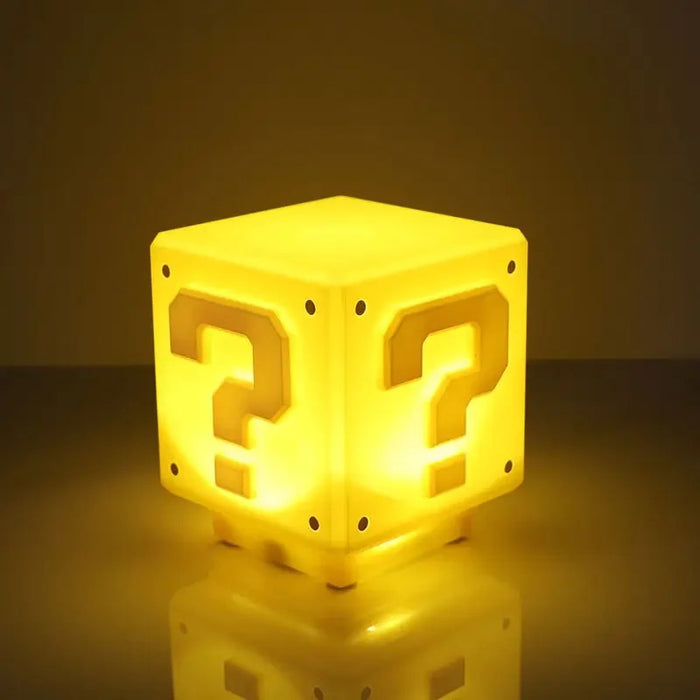 LED Question Block Lamp Super Mario