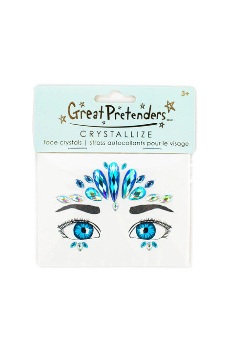 Ocean Mermaid Face Crystals