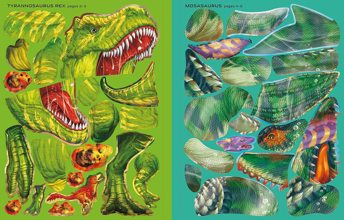 Build Your Own: T-Rex and Other Dinosaurs Sticker Book