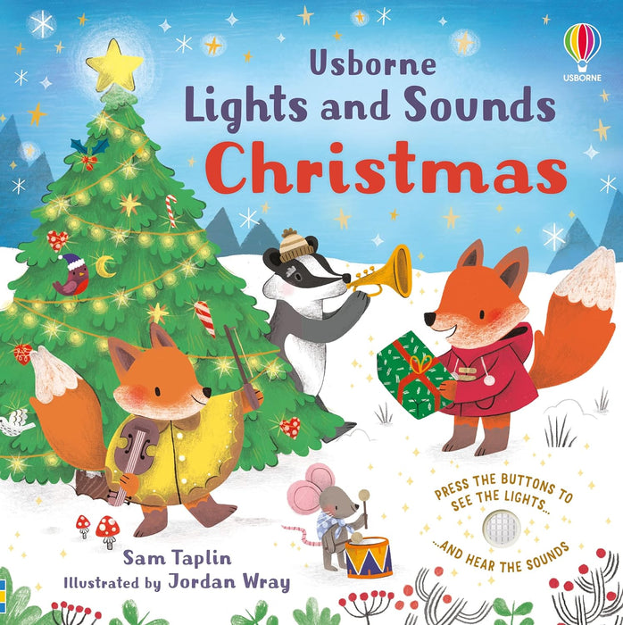 Lights and Sounds: Christmas Board book