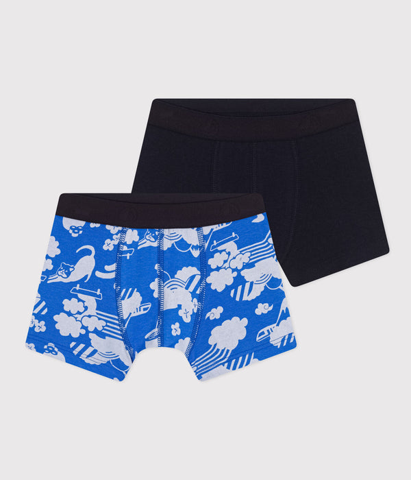 CHILDREN'S COTTON BOXERS - 2-PACK