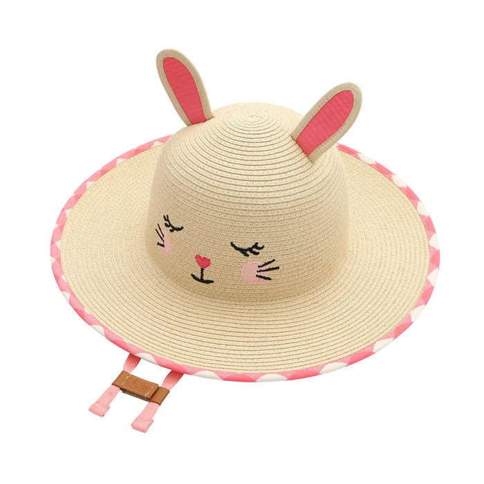 Kids Lifeguard Straw Hat - Bunny