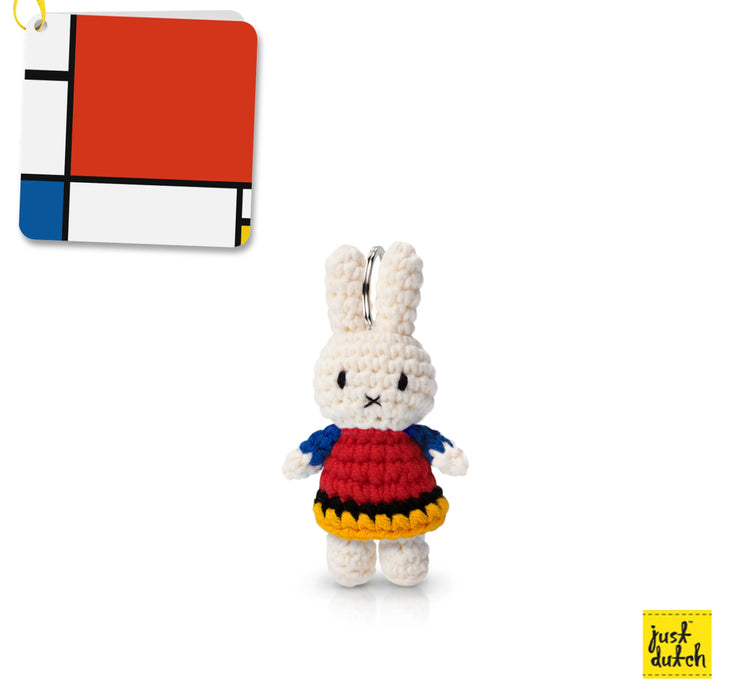 Just Dutch Keychains-Color Piet Mondrian