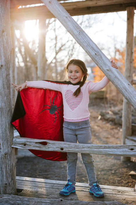 Reversible Spider/Bat Flowing Cape 5-6Y