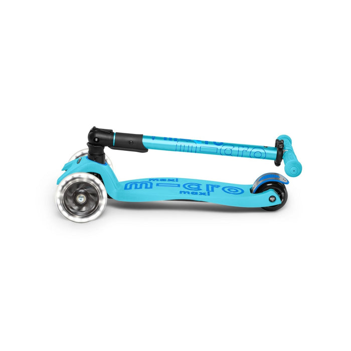 Micro Maxi Foldable LED Scooter-BLUE （5-12years）