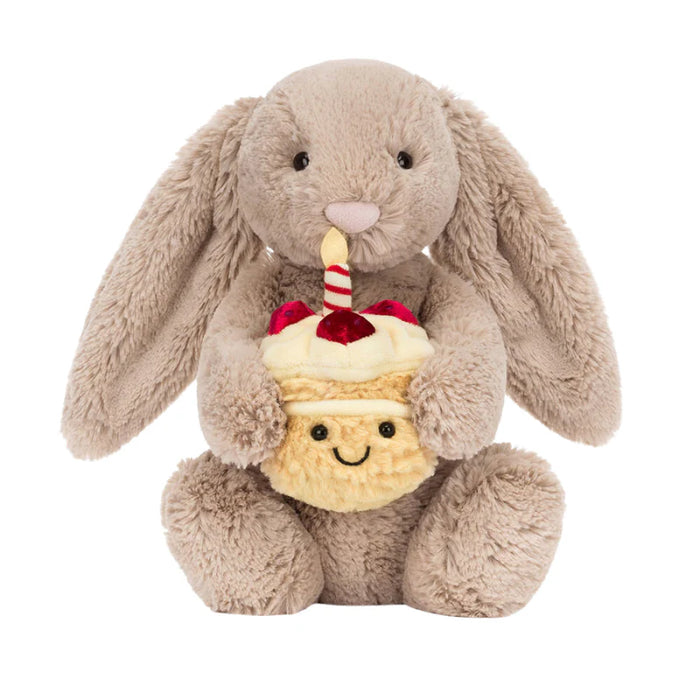 Bashful Beige Bunny 'Birthday'