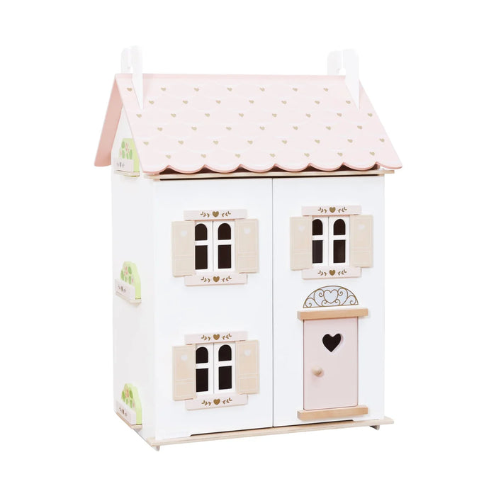 ROSEHEART WOODEN DOLL HOUSE