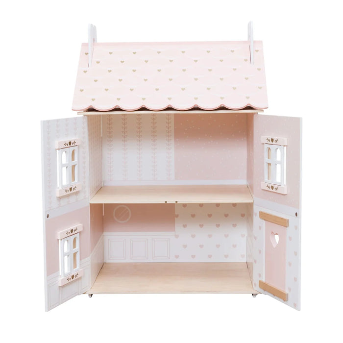 ROSEHEART WOODEN DOLL HOUSE