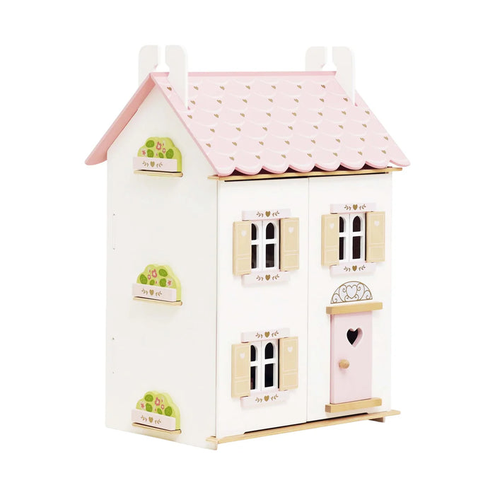 ROSEHEART WOODEN DOLL HOUSE