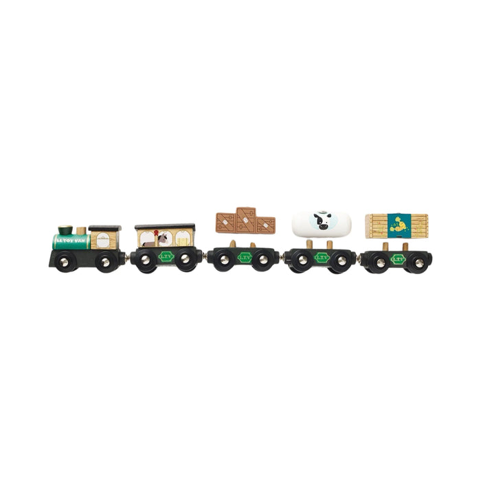 Transportation - Train, Great Green Train & Goods Wagon