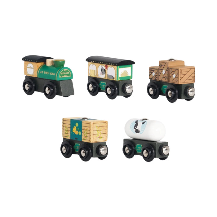 Transportation - Train, Great Green Train & Goods Wagon