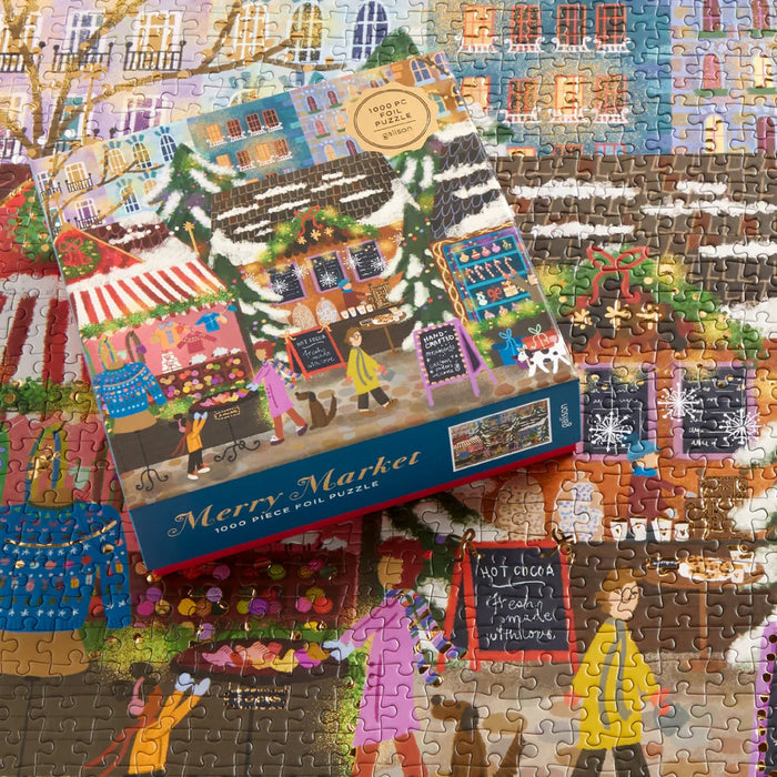 Merry Market 1000 Piece Foil Puzzle