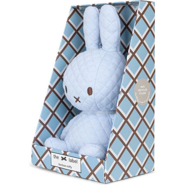 Plush MIFFY Bonbon Sitting in Giftbox 9" BLUE