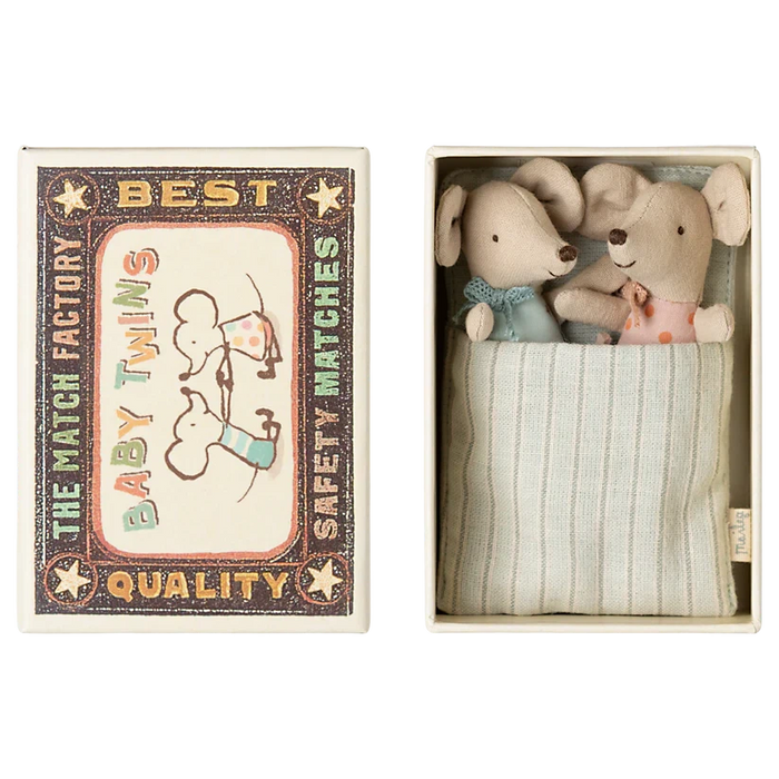 Twins, Baby mice in matchbox